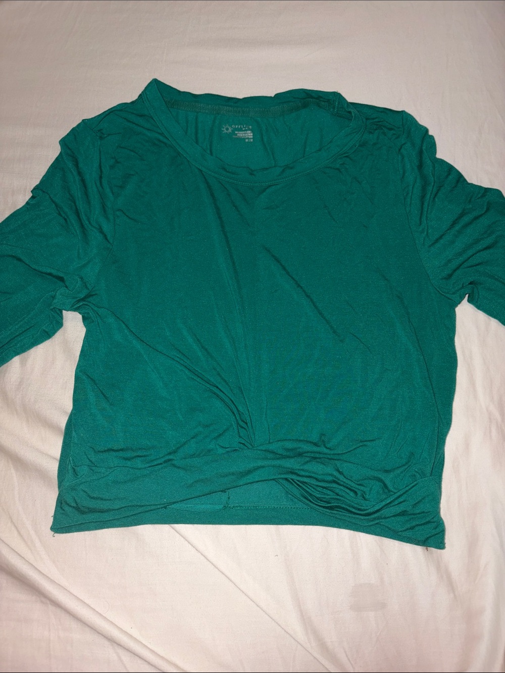 Aerie Offline Front twist long sleeve